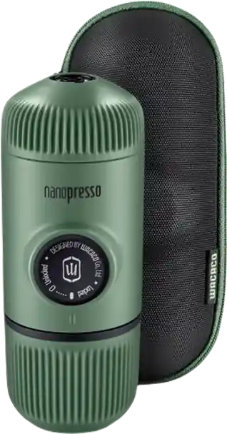 Nur Heute Wacaco Nanopresso inkl. Schutzhülle - lava red, Espresso-Bereiter