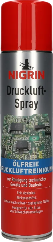 Neu Im Sortiment Nigrin Druckluft-Spray 400ml