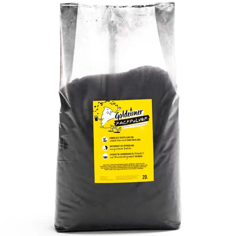 Neue Kollektion Goldeimer Kackpulver Pflanzenkohle 20 Liter