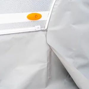 Sofort Bestellen Hindermann Winter-Bodenschürze mit Textilkeder hellgrau 5 Meter