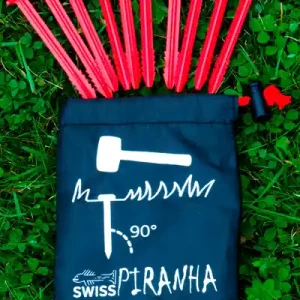 Swiss Piranha RT90 Zelthering rot 9 cm Preiswert