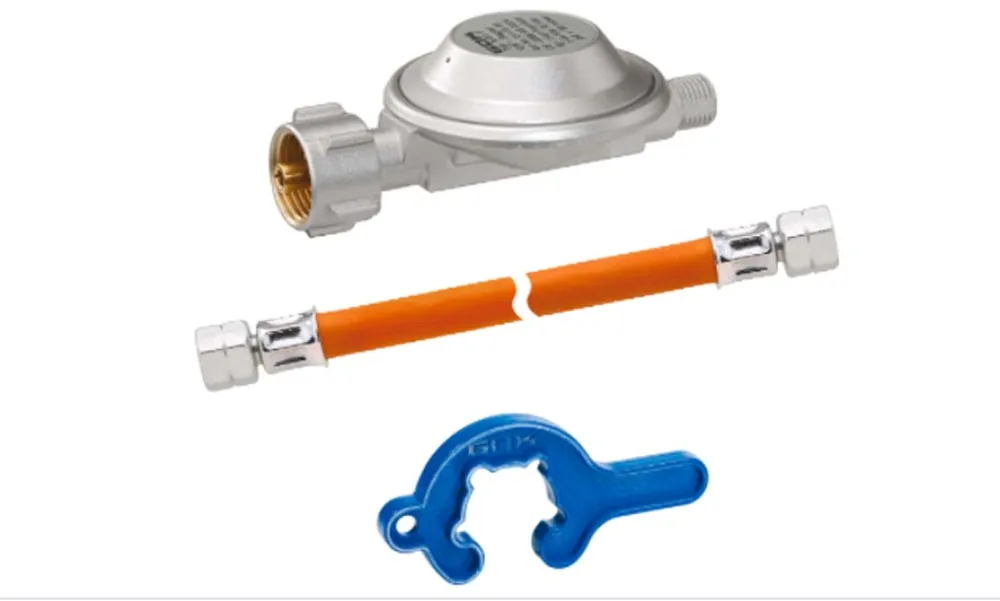 GOK Einflaschenanlage für Kleinflaschen Regl.-Schl.-Set EN61 1,5kg/h 50mbar 6,3 x 3,5-400 mm Preiswert