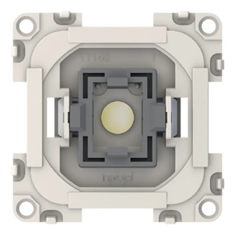Inprojal System 10.000 Ausschalter mit LED Kontrolllampe Einbautiefe 26 mm Nur Für Kurze Zeit