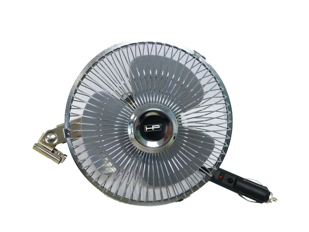 HP Autozubehör Ventilator mit Metallgitter 12 V Geprüft