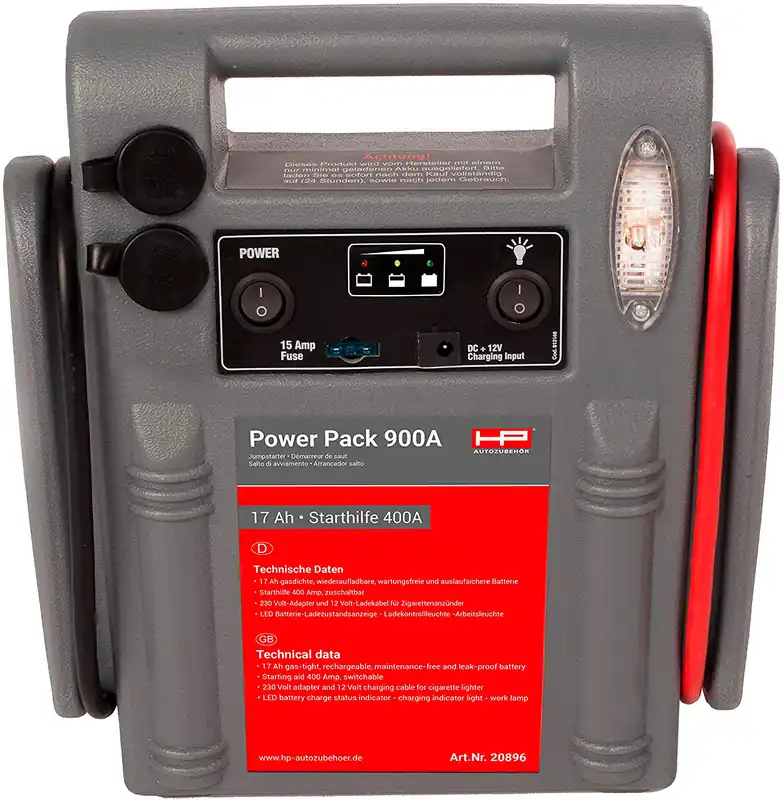 Bestpreis HP Autozubehör Power Pack 900A 17Ah 12V