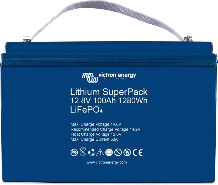 Direktkauf Victron Lithium SuperPack 12,8V/100Ah (M8) Hochstrom-Batterie