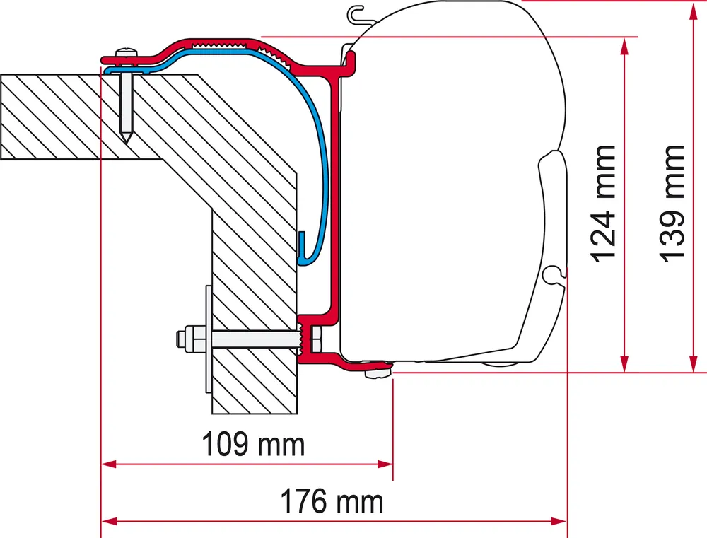 Fiamma Kit Laika X Markisenadapter für Fiamma F45 Heißes Angebot