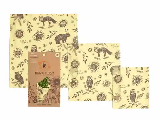Versand Am Gleichen Tag Bees Wrap Bienenwachstuch 3er-Pack gemischt