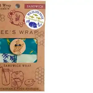 Jetzt Bestellen Bees Wrap Bienenwachstuch für Sandwiches 2er-Pack Wildlife Limited