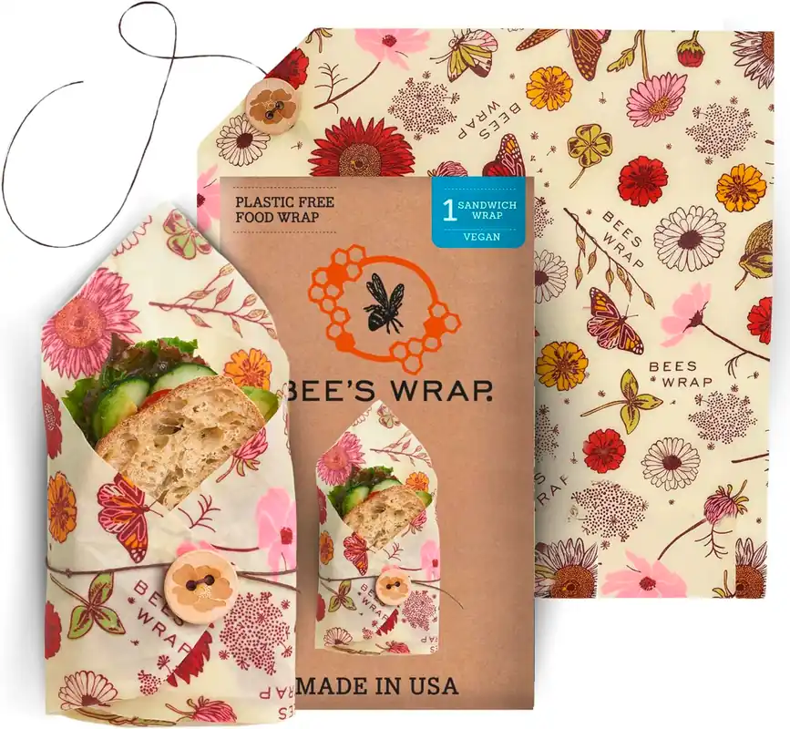 Neue Ware Bees Wrap Pflanzenwachstuch Vegan