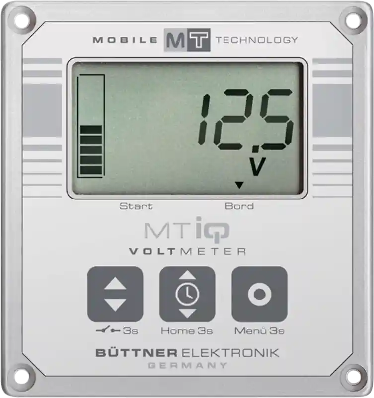 Abverkauf Büttner LCD Voltmeter und Zeitschaltuhr Spannungsmesser für Autobatterie