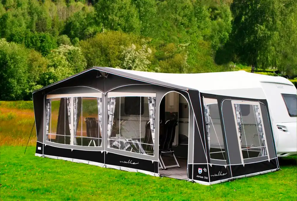 Knallerangebot Walker Atrium-300 Anthrazit Glasfiber MAX Vorzelt