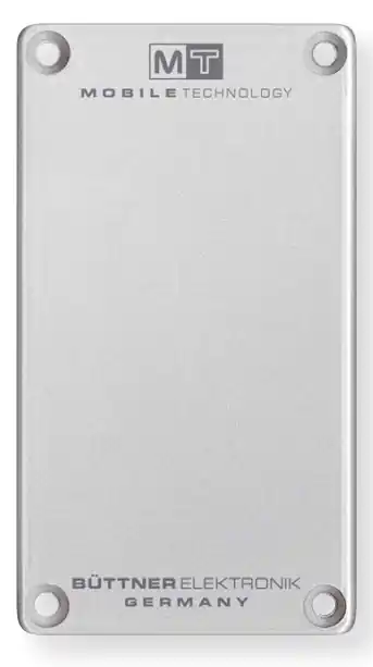 Neu Büttner Elektronik MT Frontblende / Frontplatte silber