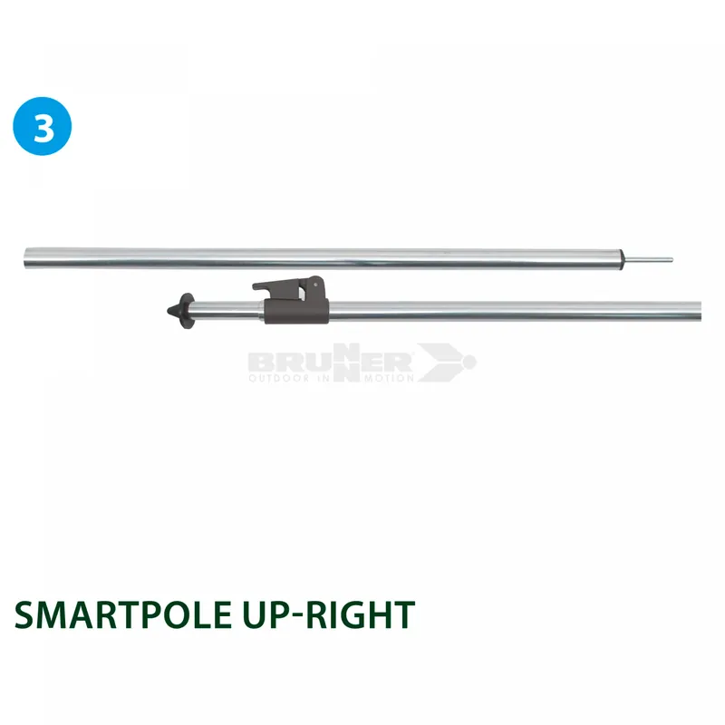 Must-Have Brunner Alu Smartpole Aufstellstab 110-200 cm