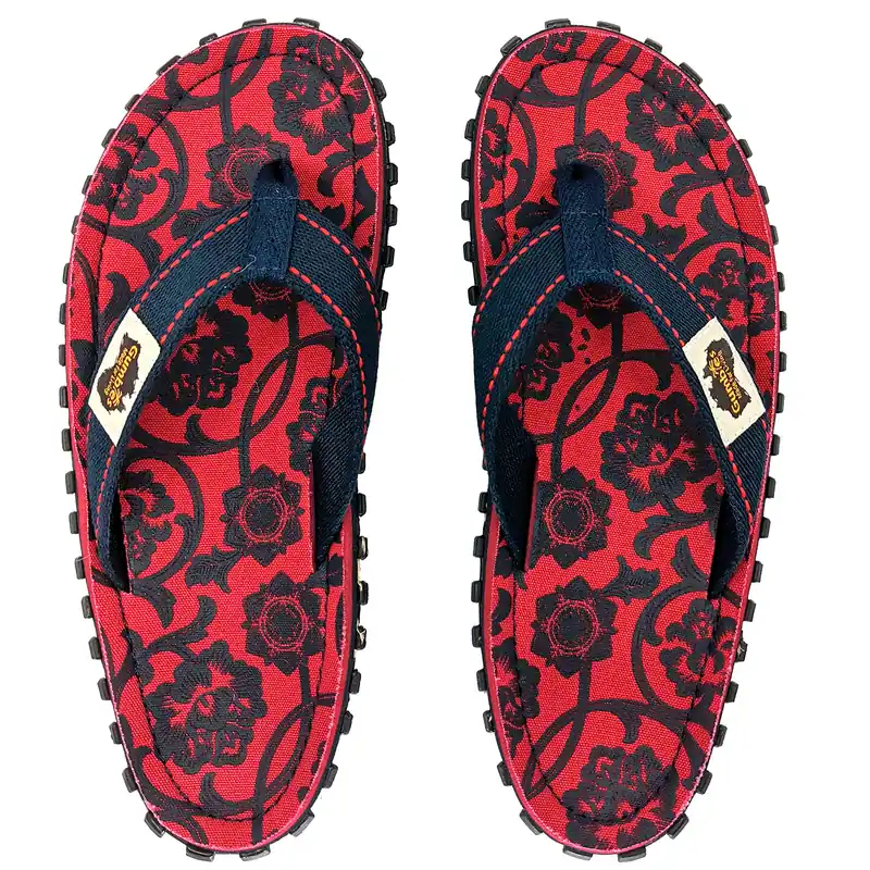 Gumbies Red & Blue Rose Herren Zehentrenner Heißes Angebot