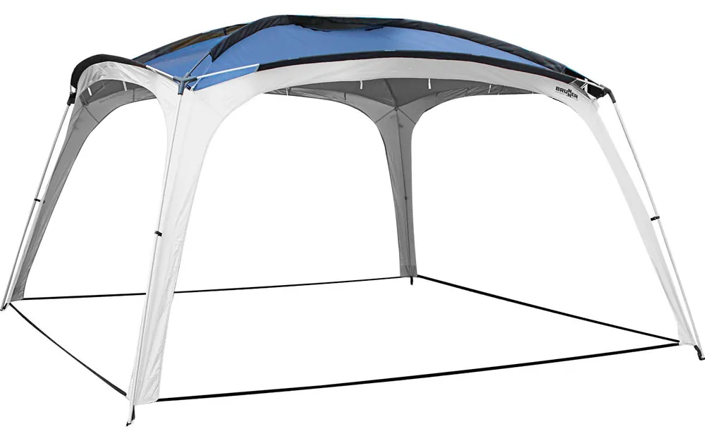 Brunner Medusa II Pavillon 400 x 400 cm blau Schnäppchen