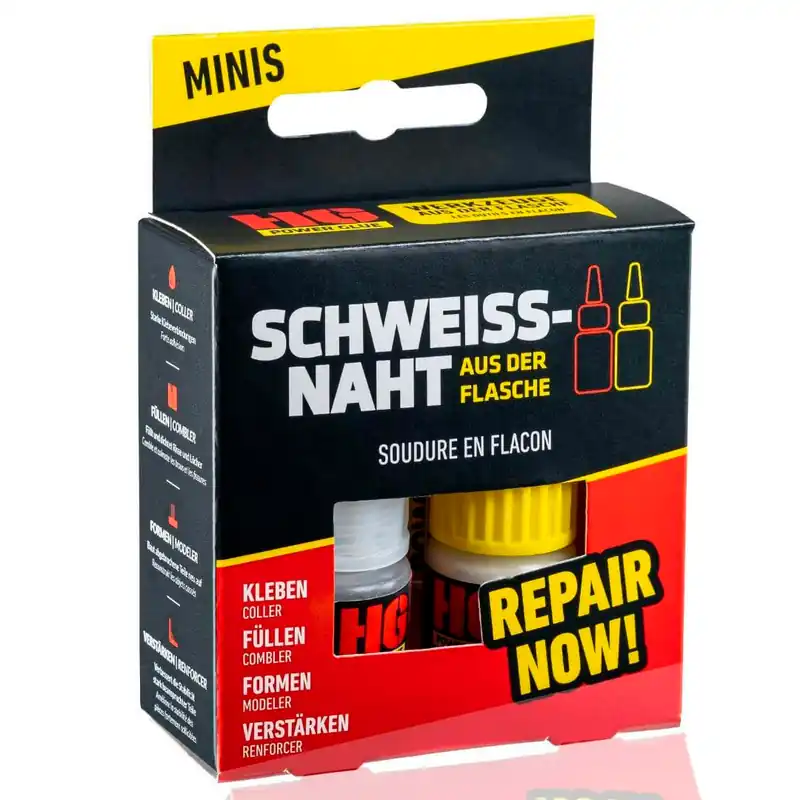 HGPower Glue Schweißnaht aus der Flasche Klebstoff Reparaturset 2-teilig Preis Gesenkt