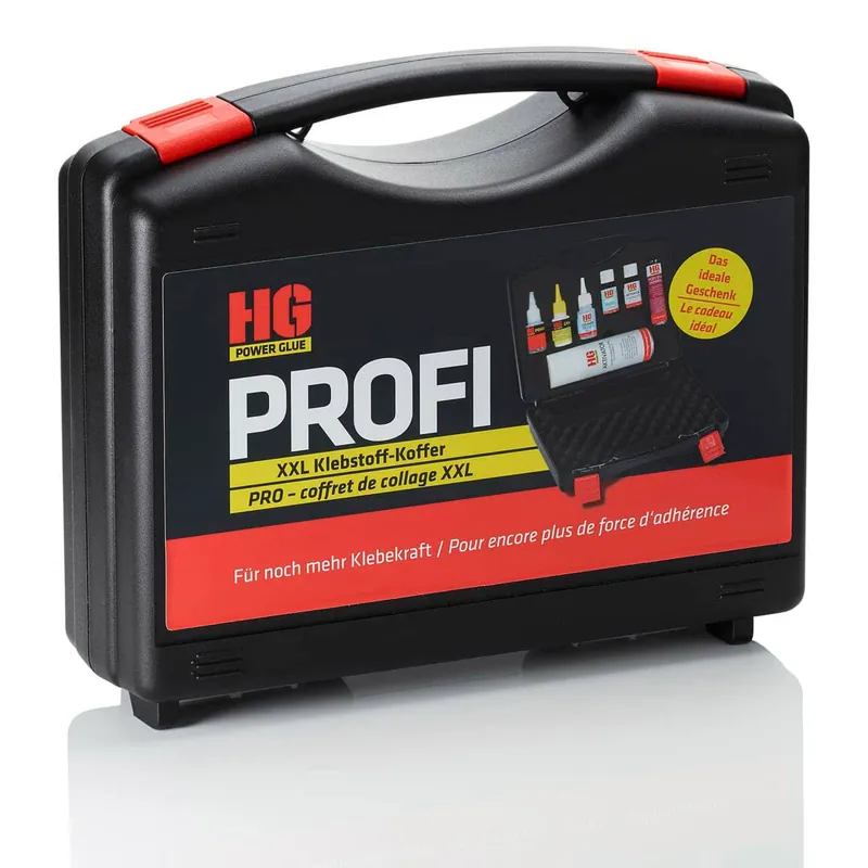 HG Power Glue Klebstoffkoffer XXL 7 teilig Meistverkauft