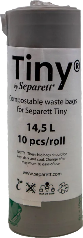 Separett Tiny Abfallbeutel kompostierbar bis 14,5 Liter Markenprodukt