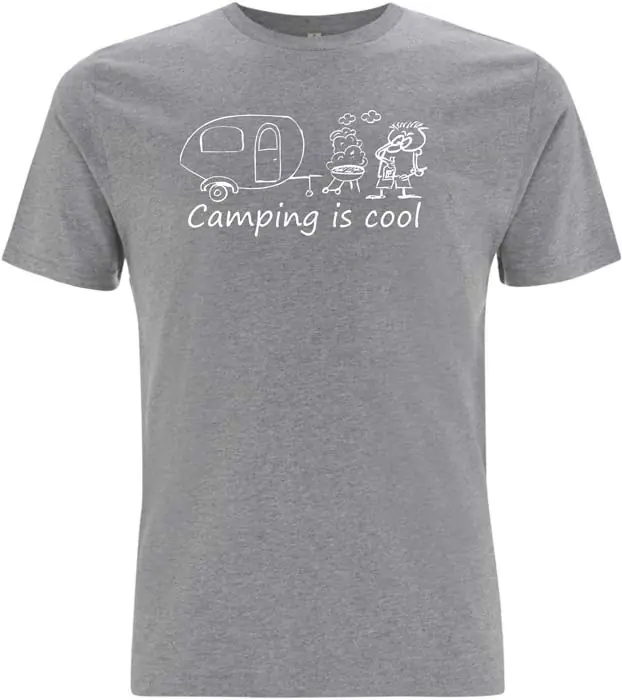 Super-Preis Footstomp Camping is cool Wohnwagen Shirt