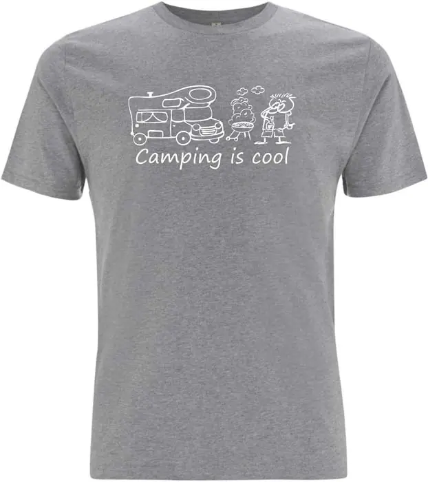 Neue Kollektion Footstomp Camping is cool Wohnmobil Shirt