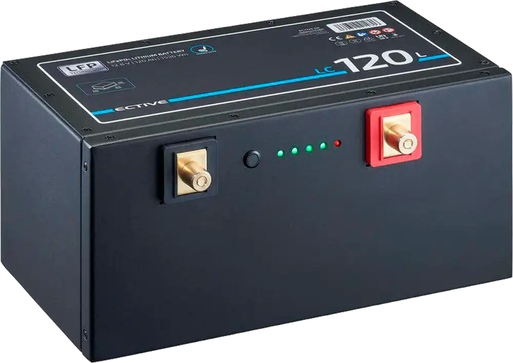 Ective LC 12 V LiFePO4 Lithium Untersitzbatterie Markenprodukt