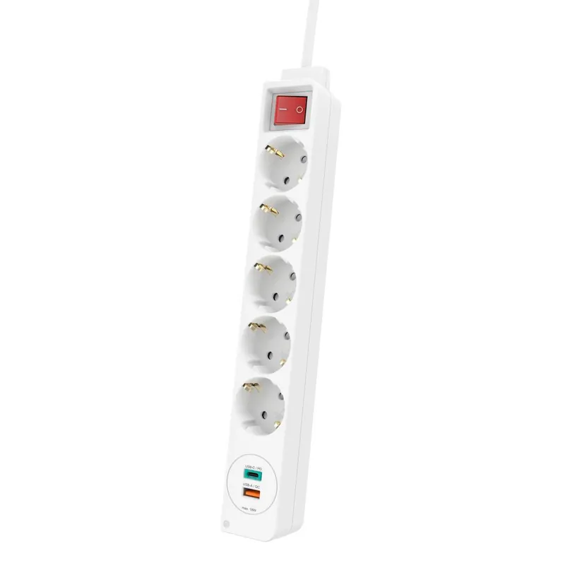 Begrenztes Angebot Hama Steckdosenleiste 5 fach mit USB-C / USB-A Buchse / Power Delievery / Quick Charge