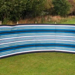 Must-Have Blue Diamond gestreifter Windschutz 5,4 x 1,22 Meter