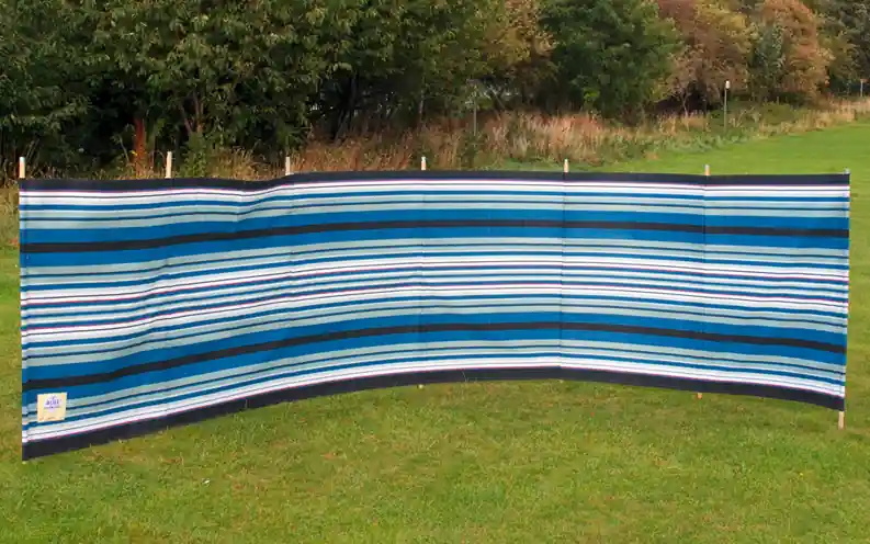 Must-Have Blue Diamond gestreifter Windschutz 5,4 x 1,22 Meter
