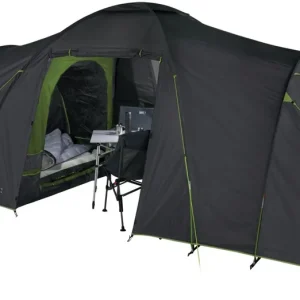 High Peak Como Kuppelzelt dunkelgrau/grün für 4 Personen Letzte Chance