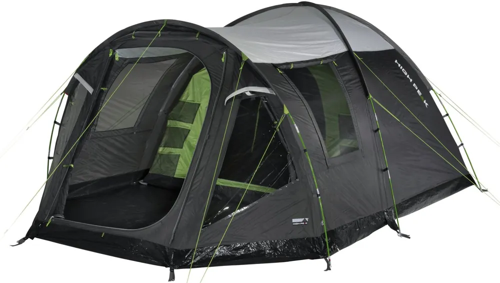 Jetzt Kaufen High Peak Santiago 5.0 Kuppelzelt mit Vorbau für 5 Personen 280 x 430 cm