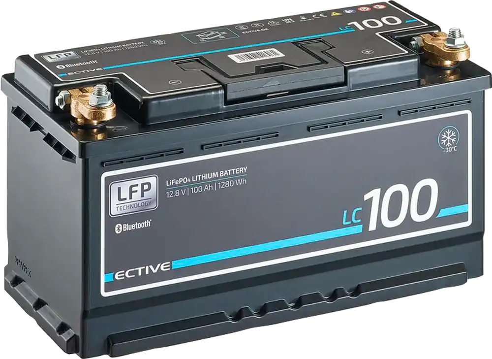Top-Seller Ective LC 100 BT LT 12 V LiFePO4 Lithium Versorgungsbatterie
