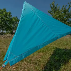 Markenprodukt Bent Sonnensegel Zip-Protect Canvas Single mit Reißverschluss-Abdeckklappen