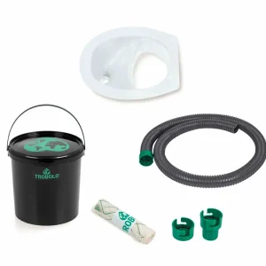 TROBOLO Do it yourself Set 4 teillig für den Eigenbau der Trenntoilette mit Urinableitung Direkt Vom Hersteller