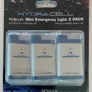 HydraCell Mini-Notlicht grau/blau im 3-er Vorratspack Knallerangebot