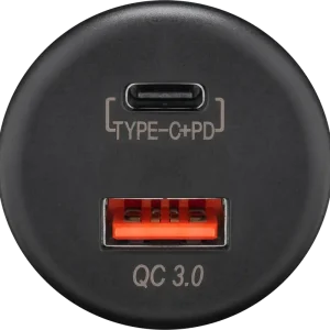 Sofort Bestellen Wentronic Dualer USB Einbaucharger USB-A und USB-C mit Schnellladetechnik 12 V / 24 V