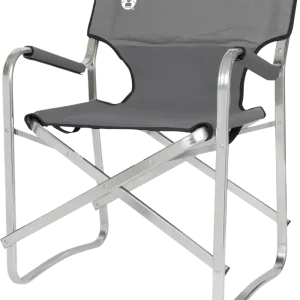 Coleman Deck Chair Klappbarer Campingstuhl Aluminium silber Neu Im Sortiment