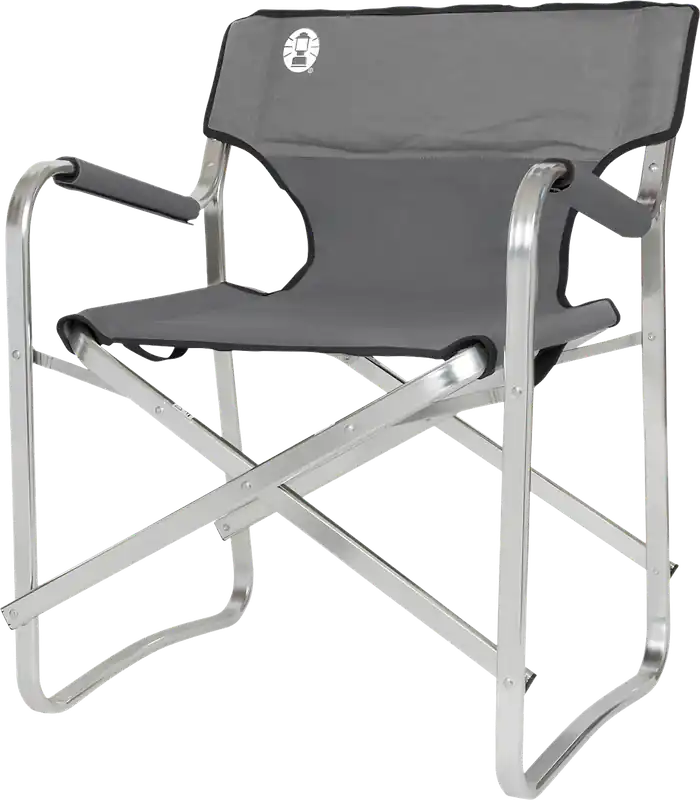 Coleman Deck Chair Klappbarer Campingstuhl Aluminium silber Neu Im Sortiment