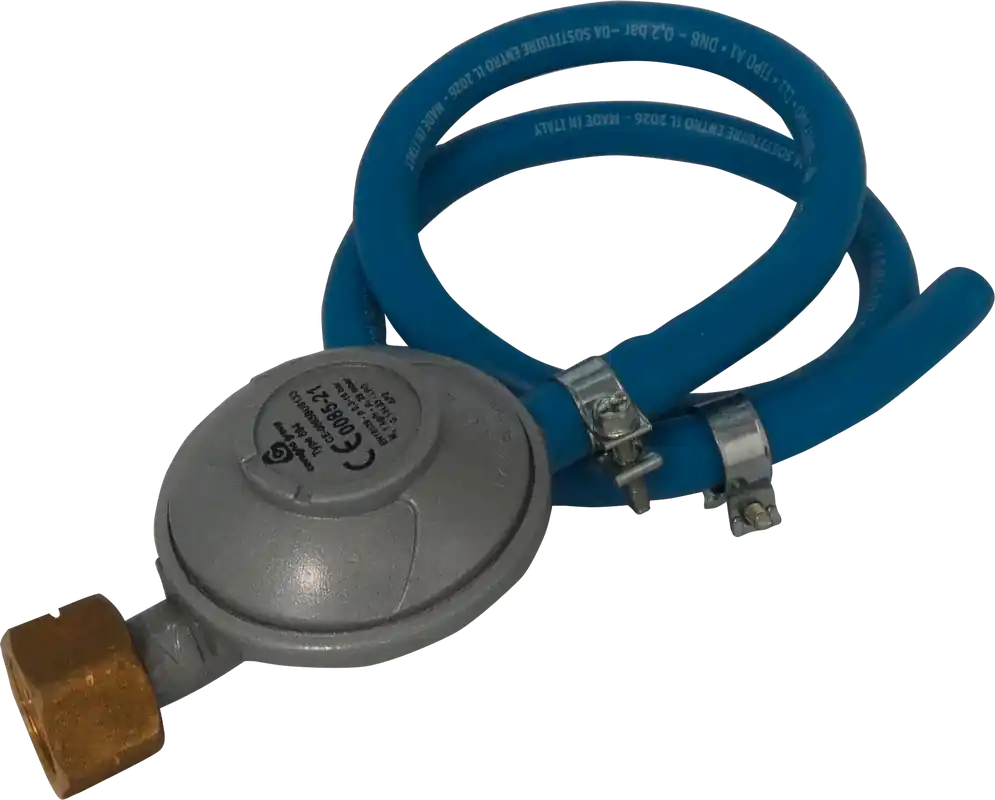Aktuell Enders Gas Kit Schlauch und Regler Spanien / Dänemark / Norwegen / Portugal / Finnland / 29 mbar