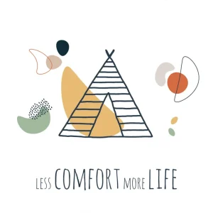 Advanture Shop Postkarte Less Comfort more life 14,8 x 10,5 cm Angebot