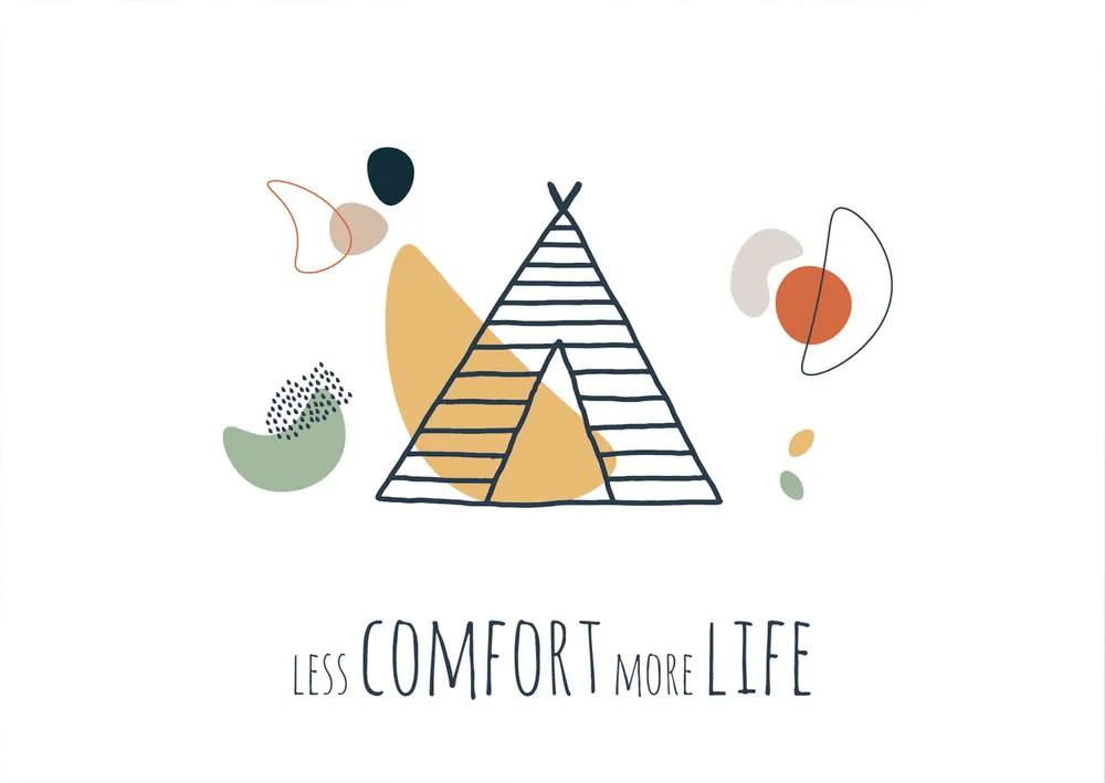 Advanture Shop Postkarte Less Comfort more life 14,8 x 10,5 cm Angebot