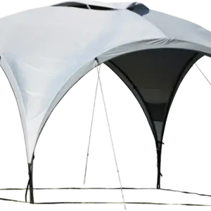 Wecamp Pavillion Sunshade 350 x 350 cm weiß grau Aktuell