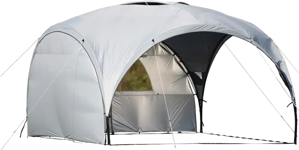 Wecamp Sunshade Seitenwand für Pavillon Set 4 teilig hellgrau Top-Seller