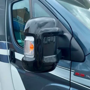 Milenco Falcon Spiegelabdeckungen für Fiat Ducato, Peugeot Boxer und Citroen Relay ab 2007 mit langen Armspiegeln 2 Stück Super-Preis