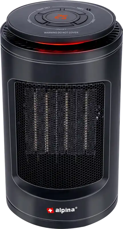 Alpina Heizlüfter mit Ventilator 230 V 1200 W schwarz Jetzt Kaufen