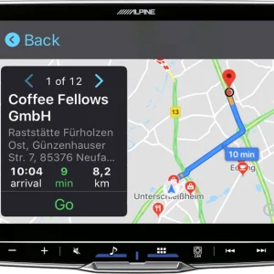 Alpine 9inch Display mit 1-DIN Body; Apple CarPlay Wireless und Android Auto Mega-Angebot
