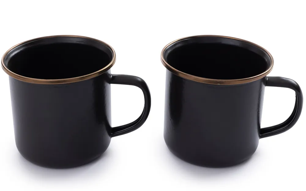 Expressversand Barebones Emaille Becher 2 Stück