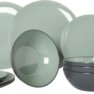 Gimex Vivid Geschirrset 12 tlg. für 4 Personen grün Wochenendangebot