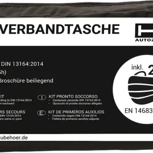 HP Autozubehör KFZ Verbandtasche inklusive 2x Mund- und Nasenschutz Kracherpreis