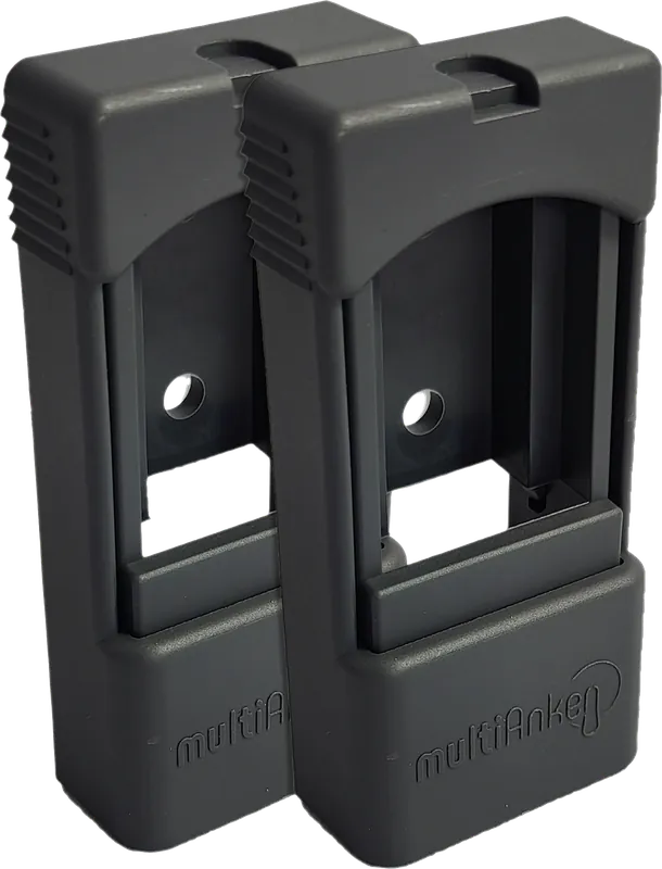 Zertifiziert Multianker Clip 2er Set für Befestigung vom Multianker Wäschetrockner an Multianker Saugnäpfen